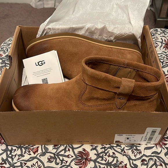 UGG Brown Suede Ankle Boots - Picture 5 of 5